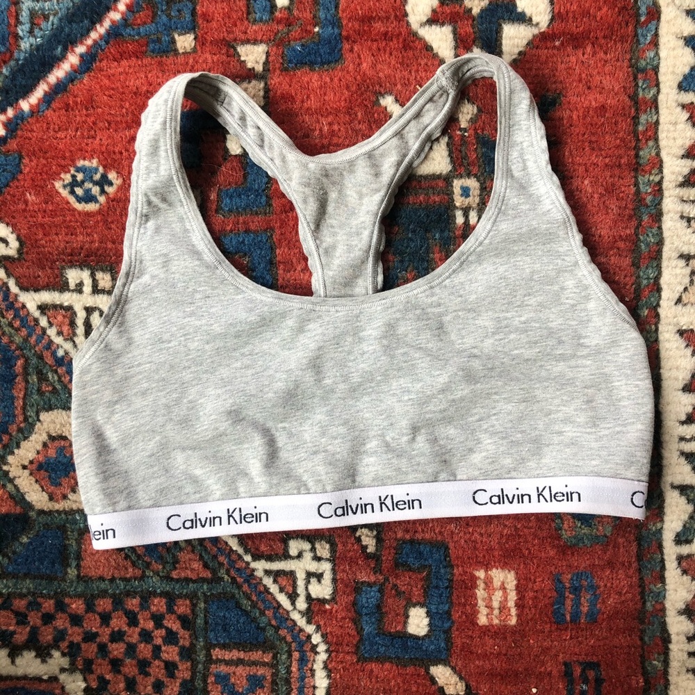 SOLD - Calvin Klein Cotton Racerback Bralette